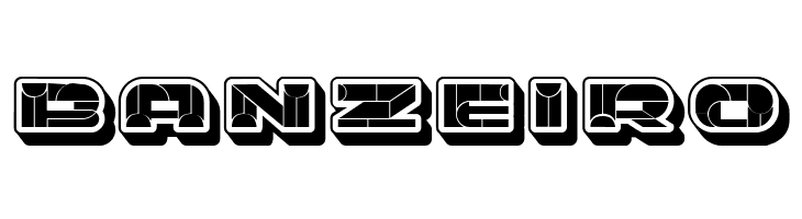 Portfolio 3D Extravagant Flat Regular  Free Fonts Download