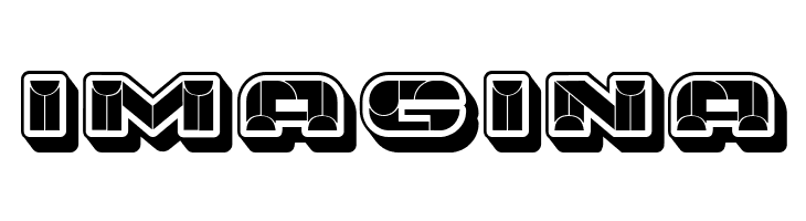 Portfolio 3D Extravagant Flat Regular  Free Fonts Download