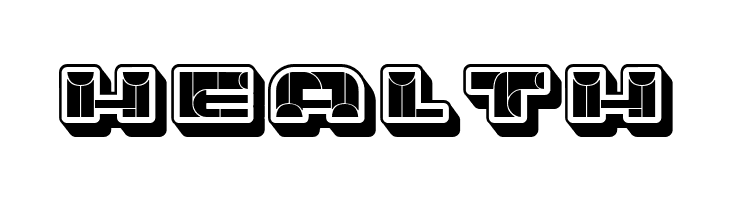 Portfolio 3D Extravagant Flat Regular  Free Fonts Download