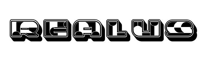 Portfolio 3D Inverted Regular  Free Fonts Download