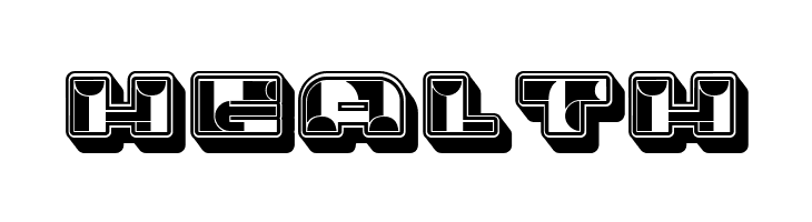 Portfolio 3D Inverted Regular  Free Fonts Download