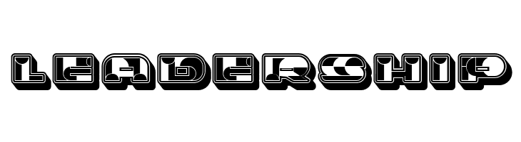 Portfolio 3D Inverted Regular  Free Fonts Download