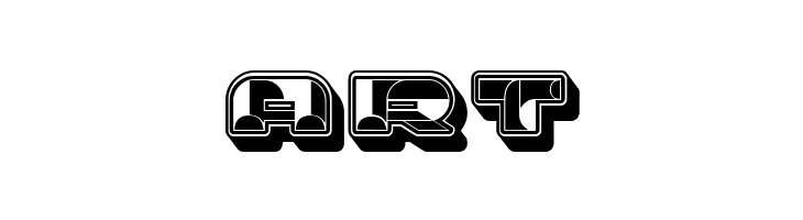 Portfolio 3D Regular  Free Fonts Download