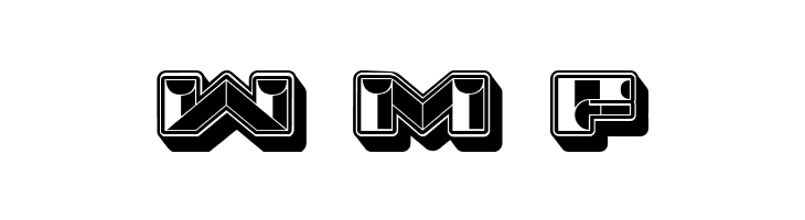 Portfolio 3D Regular  Free Fonts Download