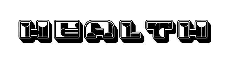 Portfolio 3D Regular  Free Fonts Download