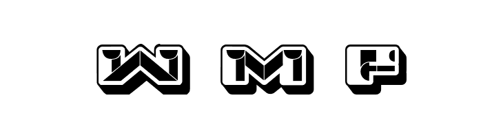 Portfolio 3D Extravagant Regular  Free Fonts Download