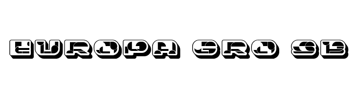 Portfolio 3D Extravagant Regular  Free Fonts Download