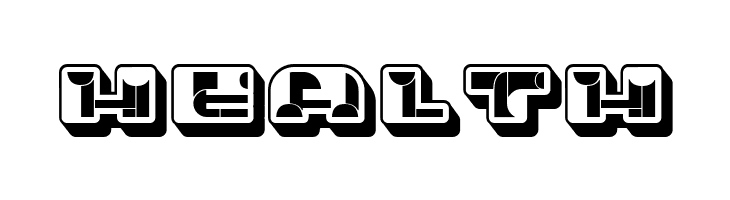 Portfolio 3D Extravagant Regular  Free Fonts Download