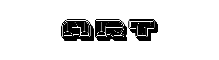 Portfolio 3D Flat Regular  Free Fonts Download