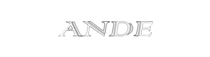 AlphaRev Hollow  Free Fonts Download