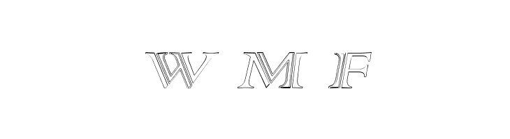 AlphaRev Hollow  Free Fonts Download