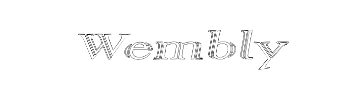 AlphaRev Hollow  Free Fonts Download