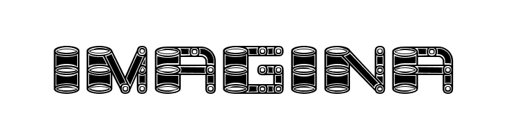 Zylinder Inverted Rustique Regular  Free Fonts Download