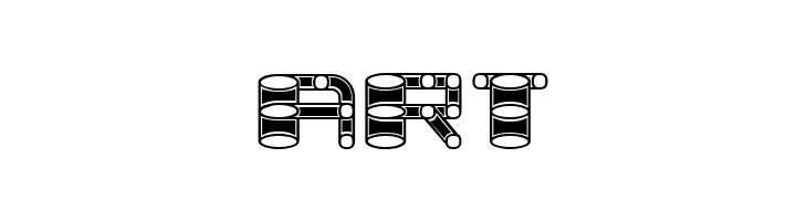 Zylinder Inverted Regular  Free Fonts Download