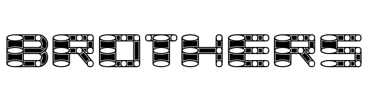 Zylinder Inverted Regular  Free Fonts Download