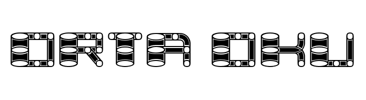 Zylinder Inverted Regular  Free Fonts Download