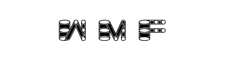 Zylinder Inverted Regular  Free Fonts Download