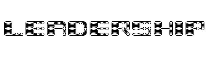 Zylinder Inverted Regular  Free Fonts Download