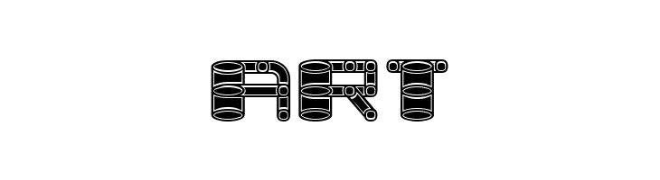 Zylinder Filled Regular  Free Fonts Download