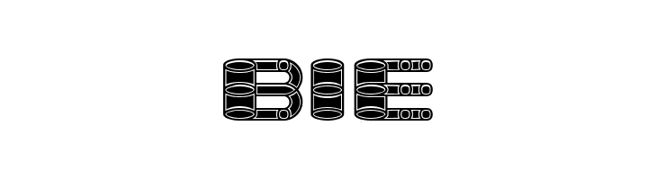 Zylinder Filled Regular  Free Fonts Download