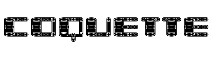 Zylinder Filled Regular  Free Fonts Download