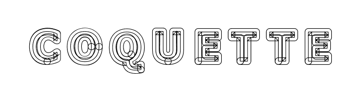 Geometri Outline  Free Fonts Download