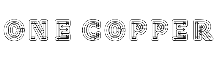 Geometri Outline  Free Fonts Download