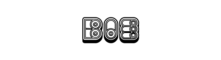 Computer Extravagant Hollow Regular  Free Fonts Download
