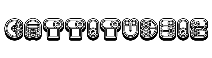 Computer Extravagant Hollow Regular  Free Fonts Download