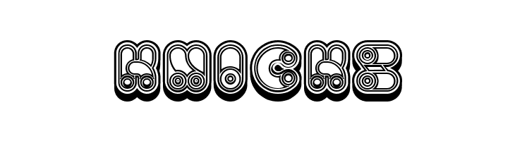 Computer Extravagant Hollow Regular  Free Fonts Download