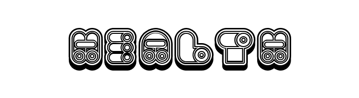 Computer Extravagant Hollow Regular  Free Fonts Download
