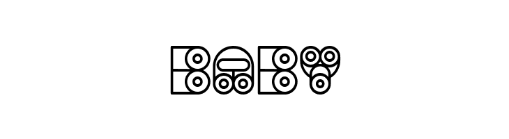 Computer Hollow Regular  Free Fonts Download