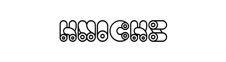 Computer Hollow Regular  Free Fonts Download