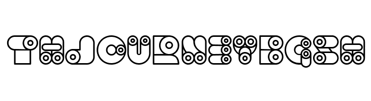 Computer Hollow Regular  Free Fonts Download