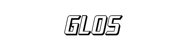 SF Electrotome Shaded Oblique  Free Fonts Download