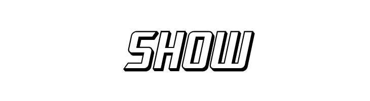 SF Electrotome Shaded Oblique  Free Fonts Download