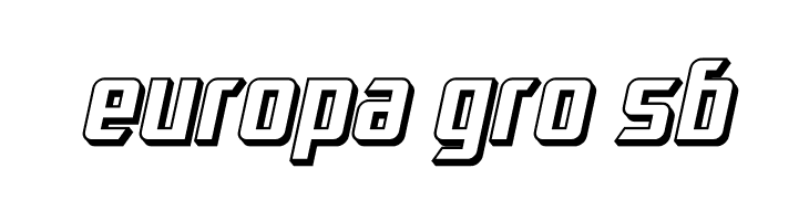 SF Electrotome Shaded Oblique  Free Fonts Download