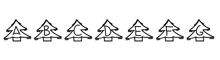 YBChristmasAlphabet  Free Fonts Download