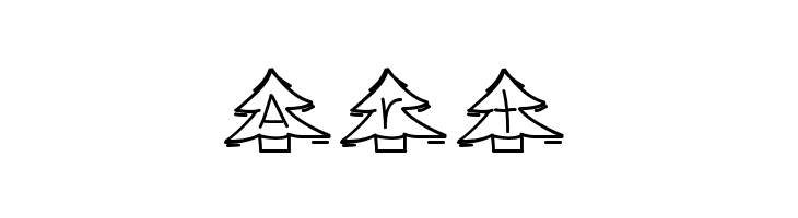 YBChristmasAlphabet  Free Fonts Download