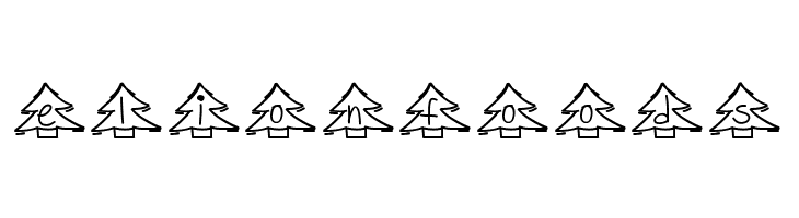 YBChristmasAlphabet  Free Fonts Download