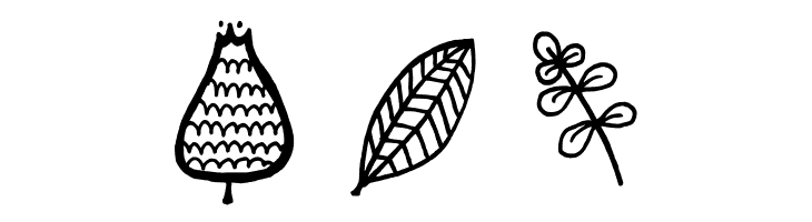 Tanaestel Doodle Leaves Regular  Free Fonts Download