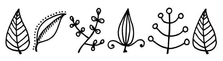 Tanaestel Doodle Leaves Regular  Free Fonts Download