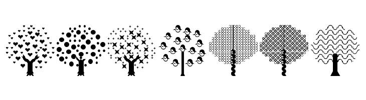 BalloonTrees Regular  Free Fonts Download