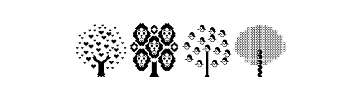 BalloonTrees Regular  Free Fonts Download