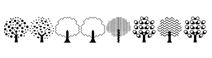 BalloonTrees Regular  Free Fonts Download