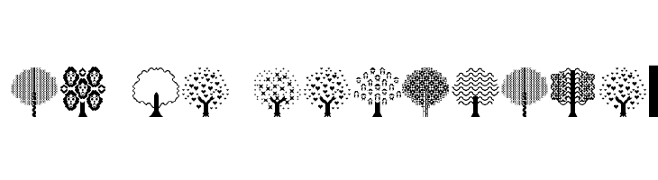 BalloonTrees Regular  Free Fonts Download