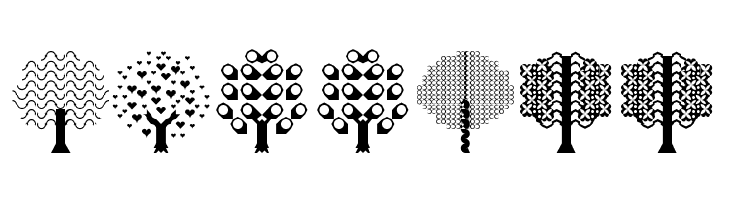 BalloonTrees Regular  Free Fonts Download