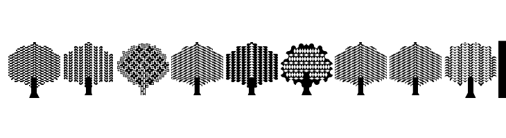 BalloonTrees Regular  Free Fonts Download