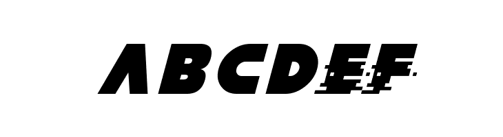 MAD hacker Italic  Free Fonts Download