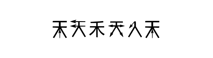 Hititte Arrow Regular  Free Fonts Download